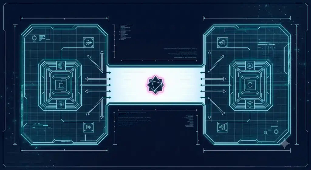 Doc-Door転移空間・法域スペック図解 Doc-Door転移空間と各国法域の関係を示す技術スペック図解、法的空白ゾーンを可視化