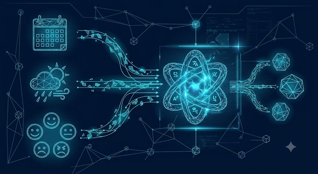言語人格エンジンの仕組み 翻訳こんにゃく アプリのレコメンドエンジンの仕組みを示す図解